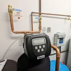 Water softener installation in Carp, Ontario