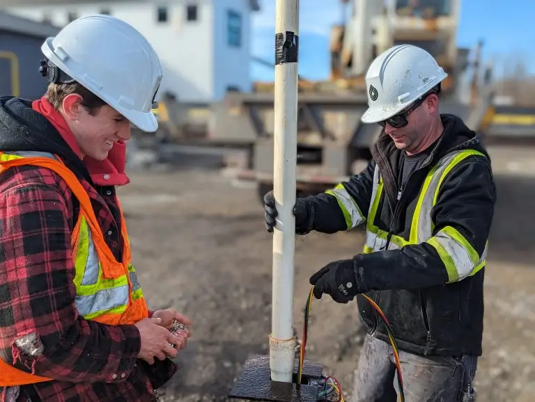 PV's well technicians install a submersible well pump in rural Ottawa.